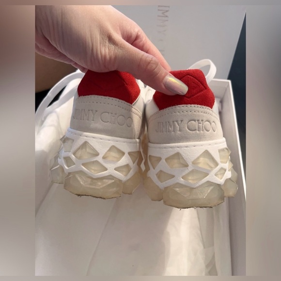 Jimmy Choo Diamond X Sneaker Brand new! SIZE 8 - Picture 6 of 10